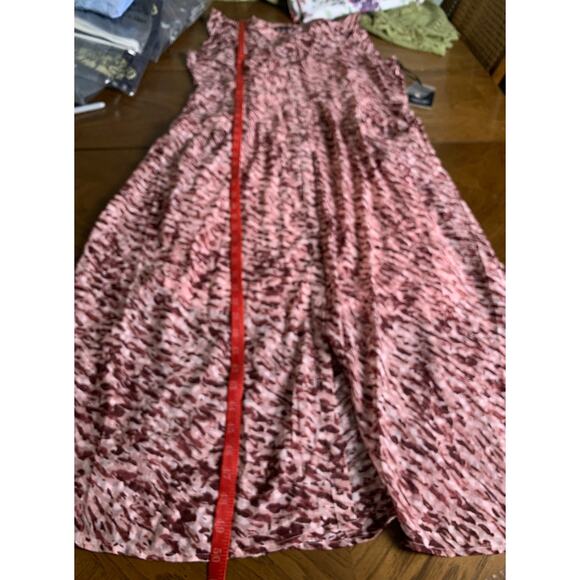 Simply Vera Wang Ruffle Sleeveless Button Down Maxi Sundress With Pockets XL - Picture 7 of 9